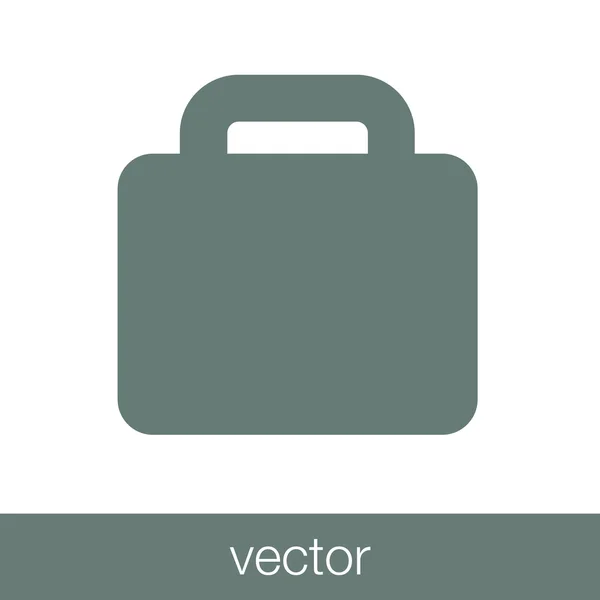 Icono del maletín — Vector de stock