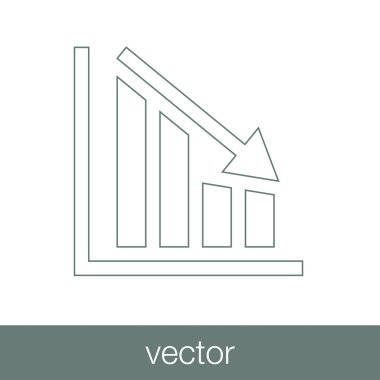 Grafik simgesi - grafik simgesini azalan azalan