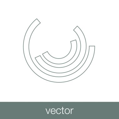 resimde farklı halka grafik izole sırt dizi