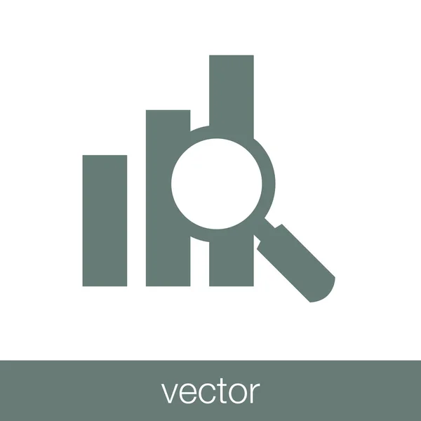 Icono de análisis de datos — Vector de stock