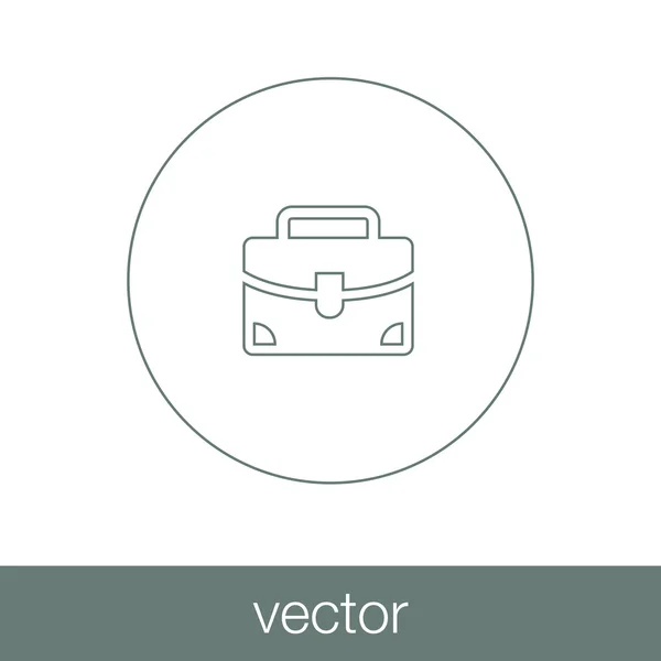 Icono del maletín — Vector de stock