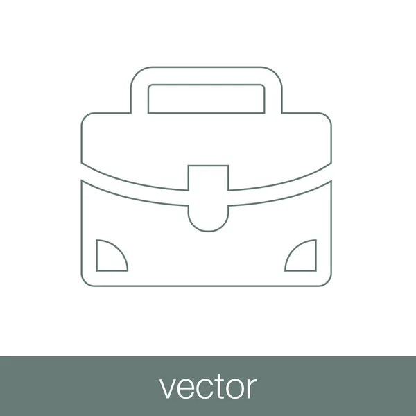 Icono del maletín — Vector de stock