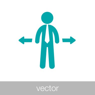Kaynakları yönetimi kavramı simge. Hisse senedi illüstrasyon düz desig