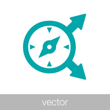 Lojistik ve teslimat simgesi - kavram düz stil tasarım illustrat