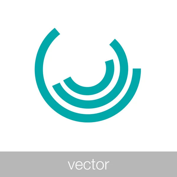 Készlet-ból különböző perecdiagram elszigetelt hátán illusztrációja — Stock Vector