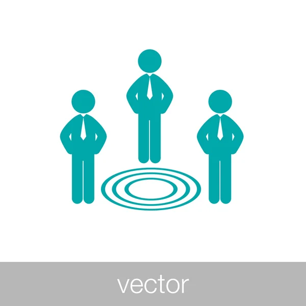 Företag och Team arbete koncept — Stock vektor