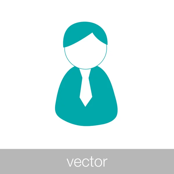 Icono de avatar. perfil de las personas silueta icono concepto . — Vector de stock