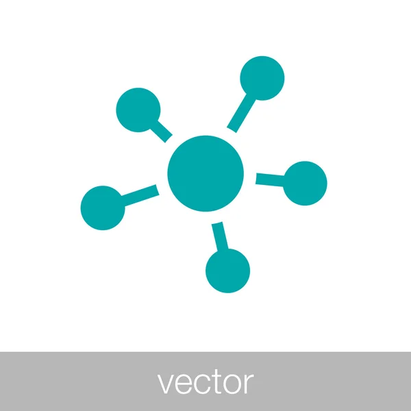 Konzept Netzwerk-Ikone — Stockvektor