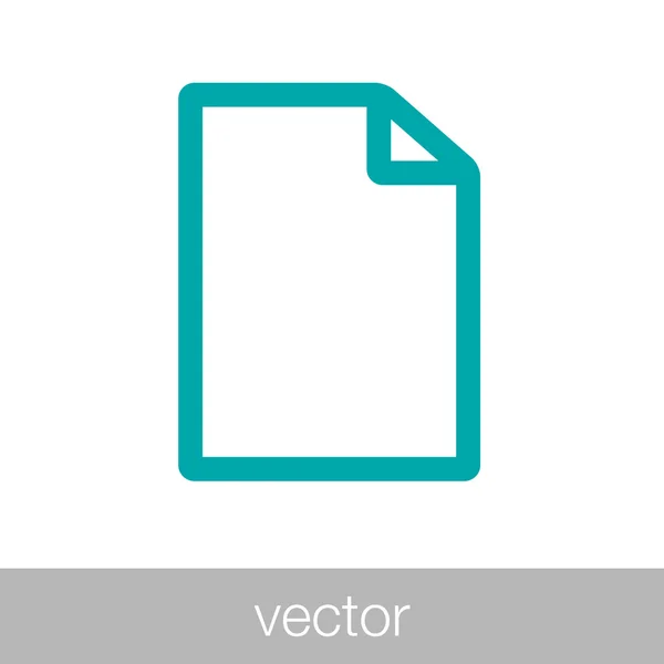 Documentos - Concepto de icono de ilustración de contrato empresarial en plano — Vector de stock