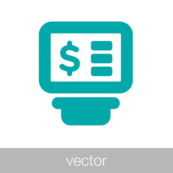 Money Icon - Pictograma financiară — Vector de stoc