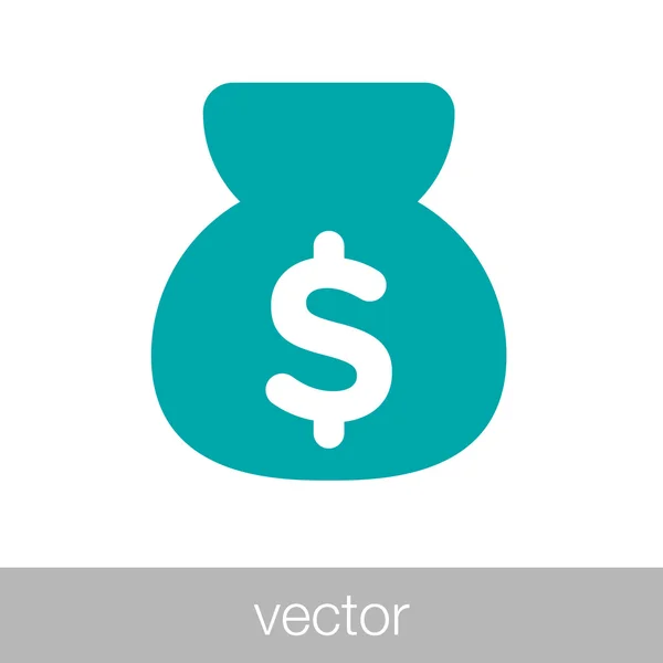 Pénz ikon - pénzügyi ikon — Stock Vector