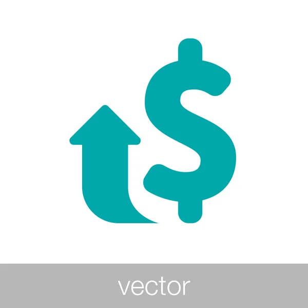 Money icon - finanzielle Ikone — Stockvektor