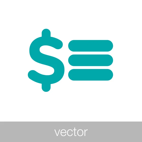 Money icon - finanzielle Ikone — Stockvektor