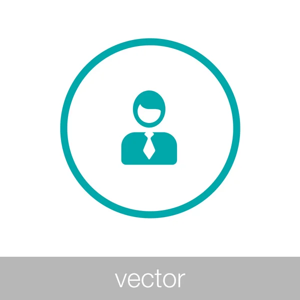 Icono de avatar. perfil de las personas silueta icono concepto . — Vector de stock