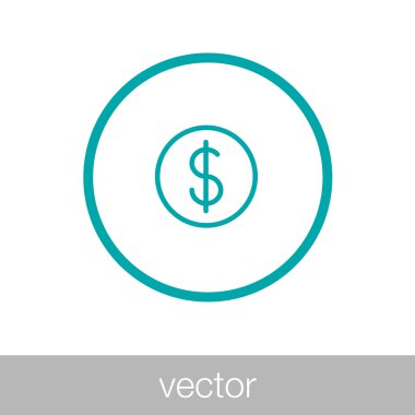 Para simgesi - finansal simgesi