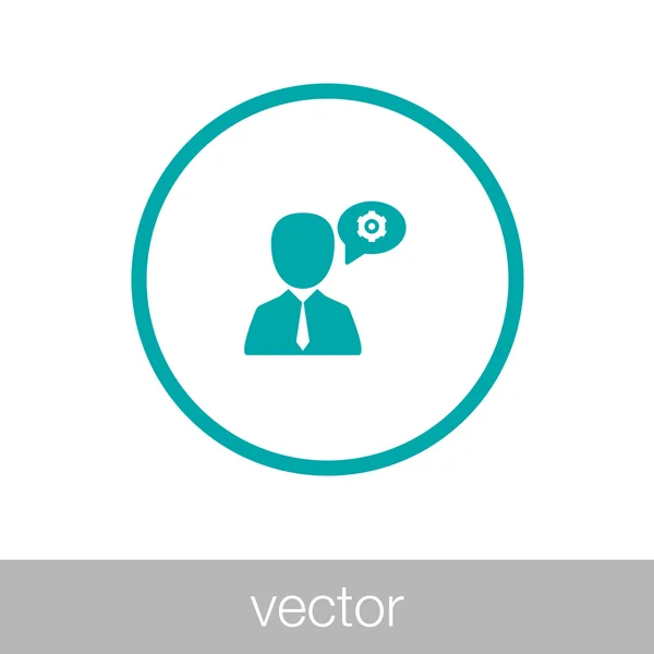 Working ideas icon - business ideas - business development icon — Stockový vektor