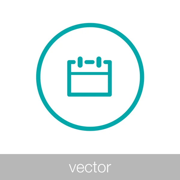 Ícone de calendário - Ícone de cronograma —  Vetores de Stock