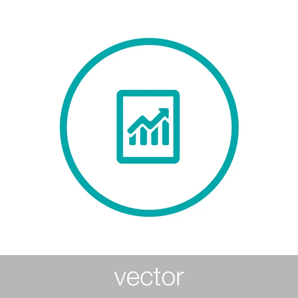 Mobiltelefon-elemzés. lapos infographic design elem - mobil — Stock Vector
