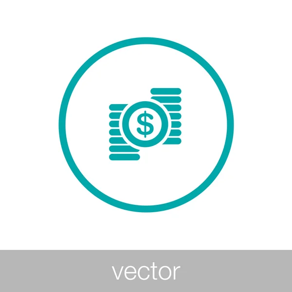 Money icon - finanzielle Ikone — Stockvektor