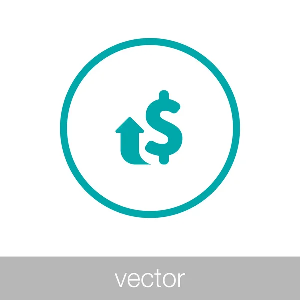 Money icon - finanzielle Ikone — Stockvektor