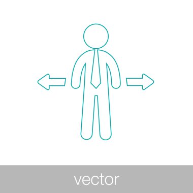 Kaynakları yönetimi kavramı simge. Hisse senedi illüstrasyon düz desig