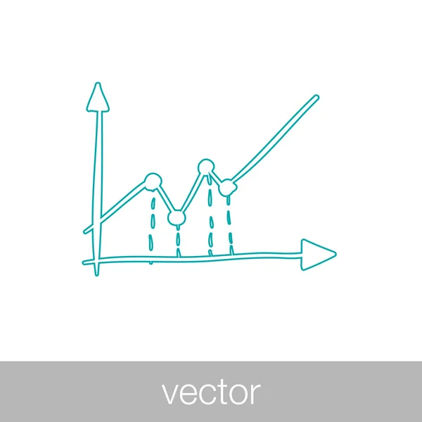 标记线图表图标-图表信息图形图表图标 — 图库矢量图片