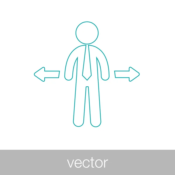 Ressourcenmanagement-Konzept-Symbol. Aktienillustration flach desig — Stockvektor