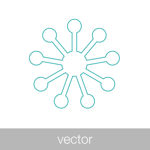 Иконка сети — стоковый вектор