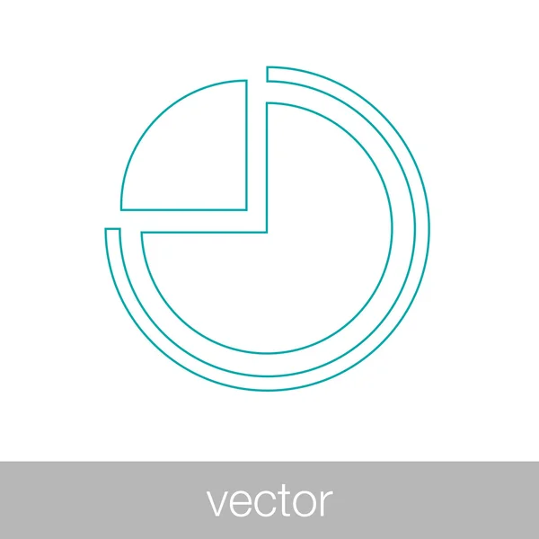 Круглая веб-иконка - круглая веб-иконка - Бизнес-данные a — стоковый вектор