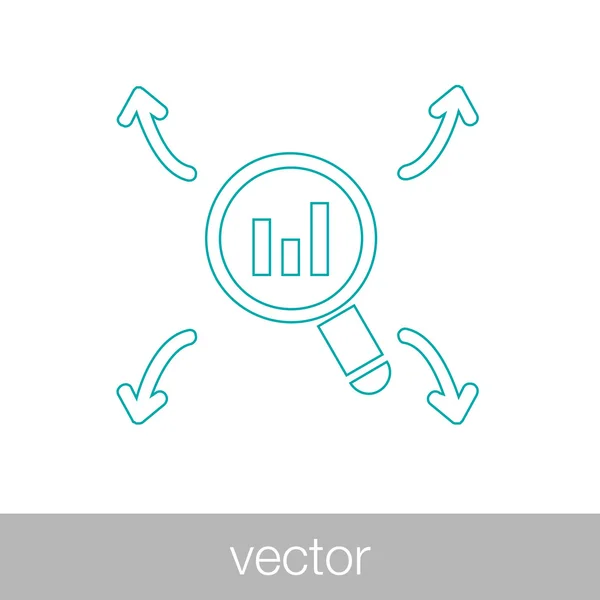 Icono del concepto de presentación. Icono de concepto de presentación empresarial. S — Vector de stock