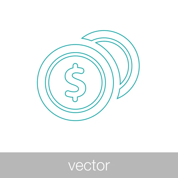 Money icon - finanzielle Ikone — Stockvektor