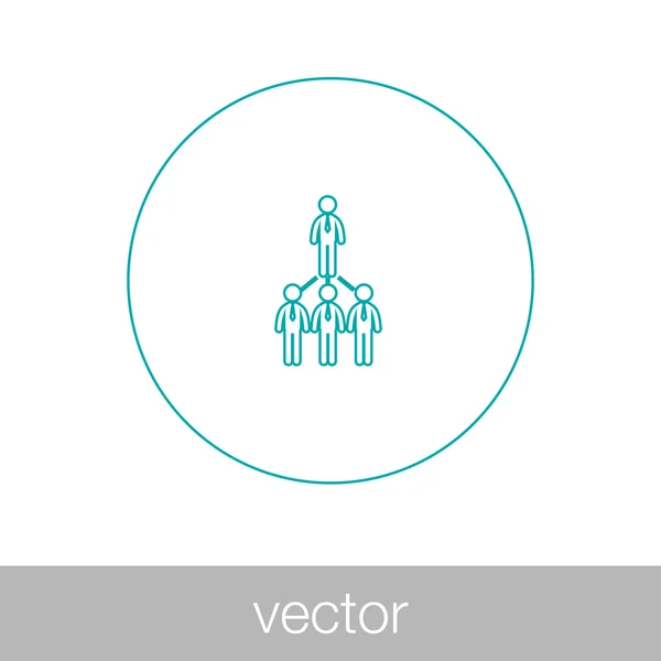Síť - obchodní sítě icon - obchodní sítě ikona — Stockový vektor