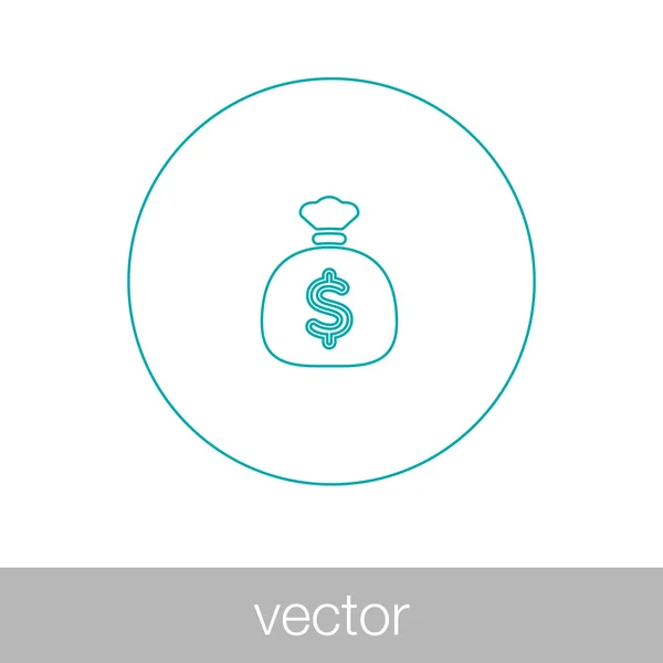 Money Icon - Financial icon — Stock Vector