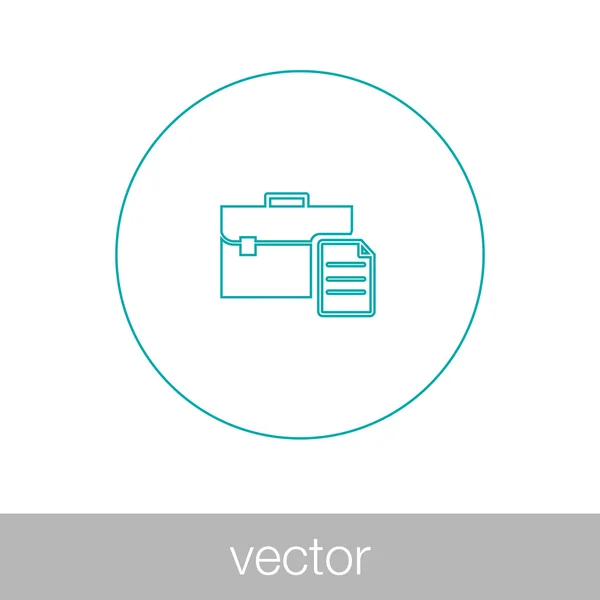 Pictogram werkmap — Stockvector