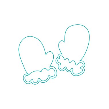 örme Noel eldivenler