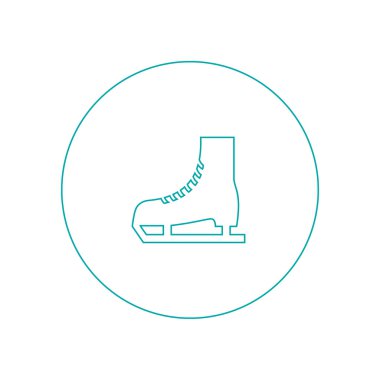 Termometre simgesi. Kavram düz stil tasarım çizim simgesi.