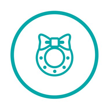 Holly ile Noel ve kış dekorasyon. Kavram düz stil d