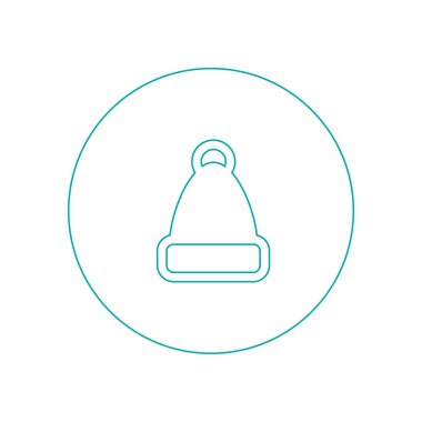 Noel Baba şapka simgesi