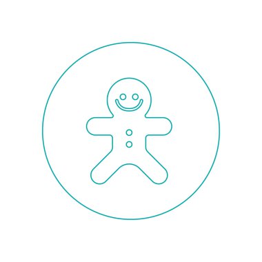 Zencefilli kurabiye adam simgesi.