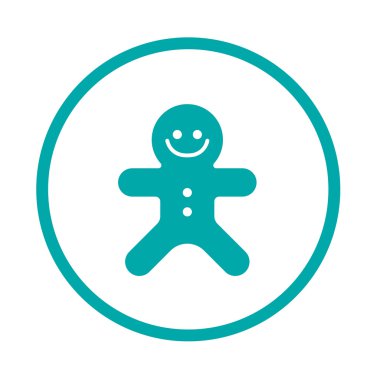 Zencefilli kurabiye adam simgesi.