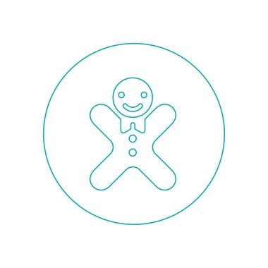 Zencefilli kurabiye adam simgesi.