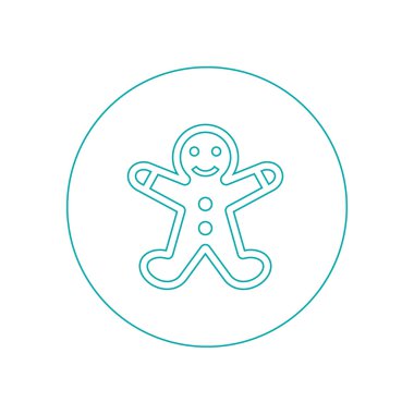 Zencefilli kurabiye adam simgesi.