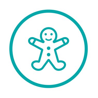 Zencefilli kurabiye adam simgesi.