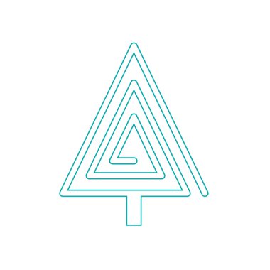 Noel ağacı simgesini