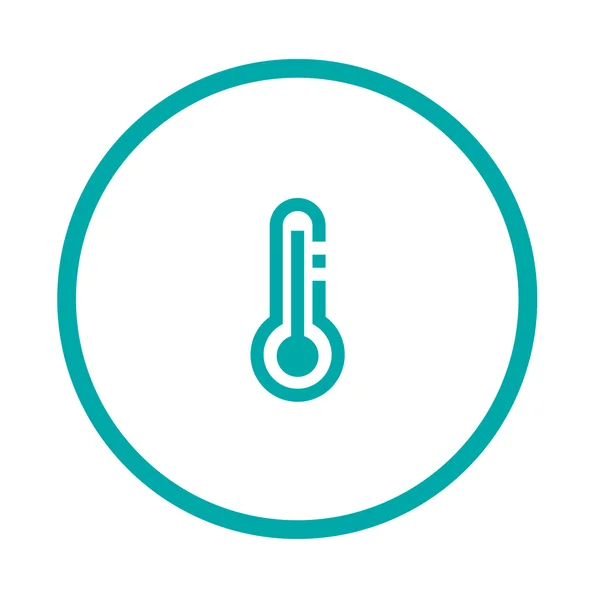 Thermometer icon. Concept flat style design illustration icon. — Stock Photo, Image