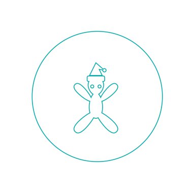 Zencefilli kurabiye adam simgesi.