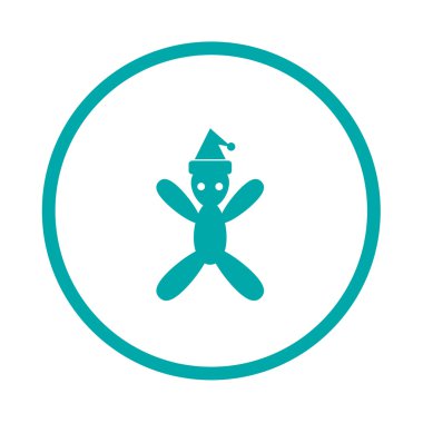 Zencefilli kurabiye adam simgesi.