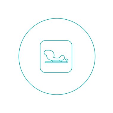 Noel Baba kızak ikonu