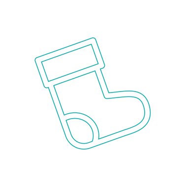 Yılbaşı çorap ikonu