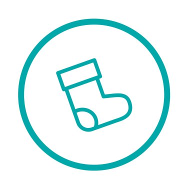 Yılbaşı çorap ikonu